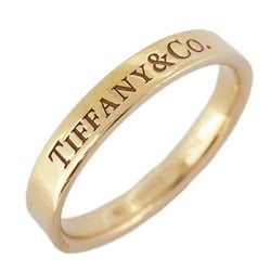 Tiffany ring flat band K18PG pink gold size 12.5 ladies