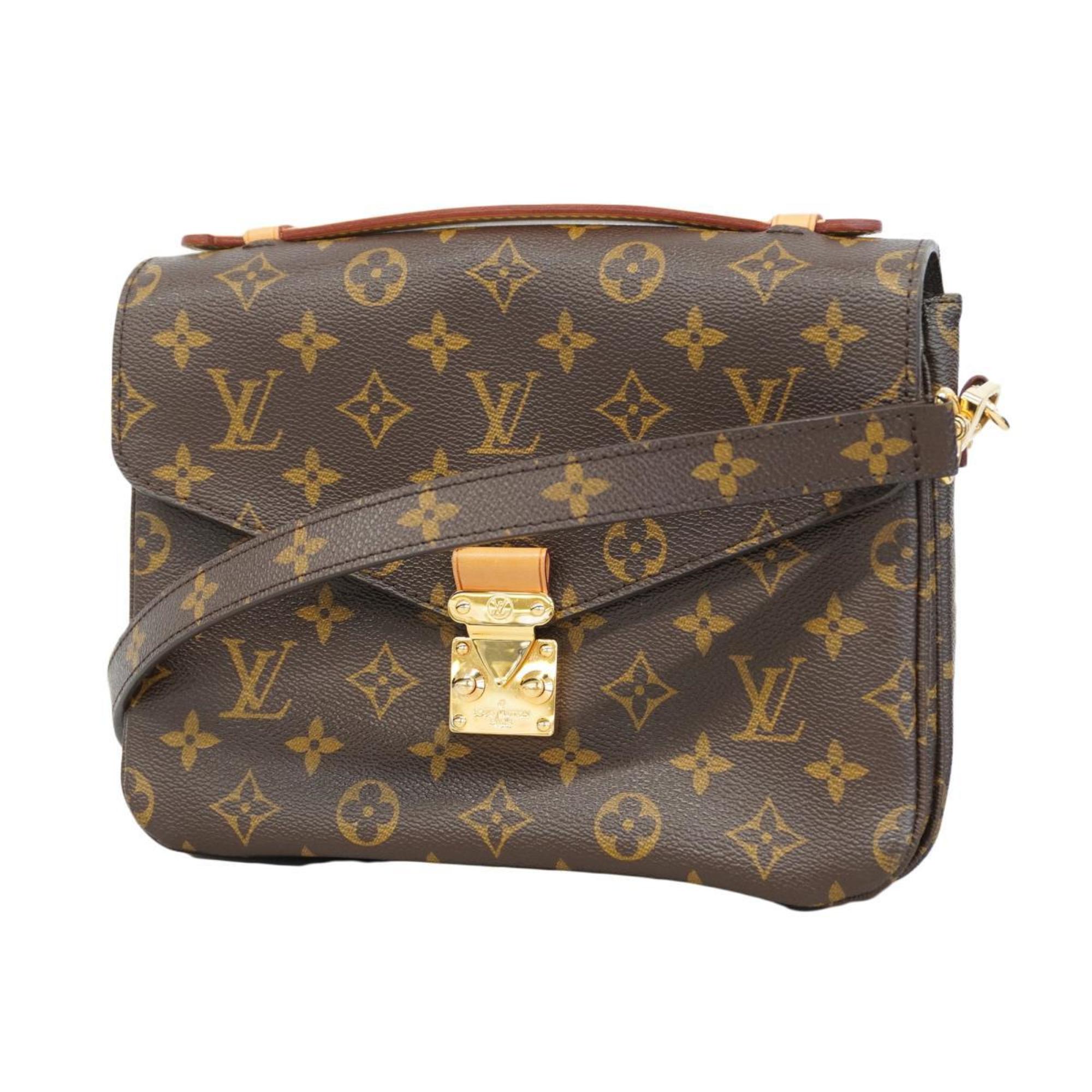 Louis Vuitton Shoulder Bag Monogram Pochette Metis MM M44875 Brown Women's