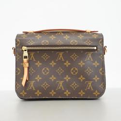 Louis Vuitton Shoulder Bag Monogram Pochette Metis MM M44875 Brown Women's