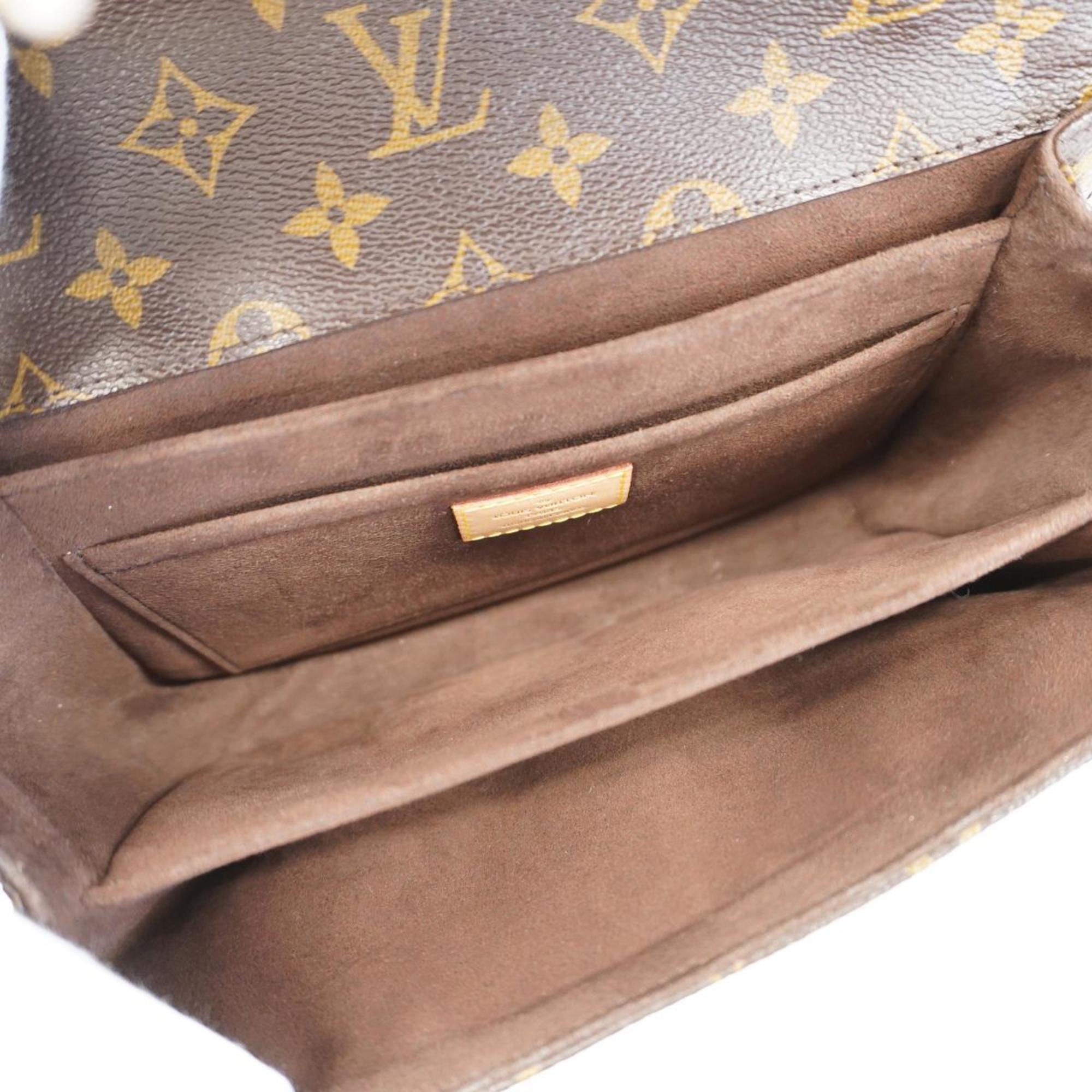 Louis Vuitton Shoulder Bag Monogram Pochette Metis MM M44875 Brown Women's