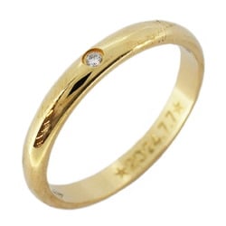 Cartier Ring Classic Wedding 1PD Diamond K18YG Yellow Gold Size 10 Ladies