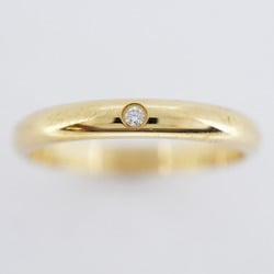 Cartier Ring Classic Wedding 1PD Diamond K18YG Yellow Gold Size 10 Ladies