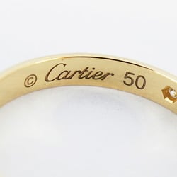 Cartier Ring Classic Wedding 1PD Diamond K18YG Yellow Gold Size 10 Ladies