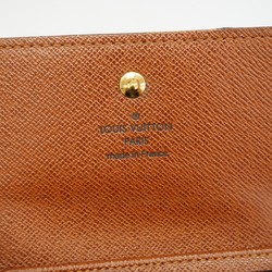 Louis Vuitton Tri-fold Wallet Monogram Portefeuille Elise M61654 Brown Men's Women's