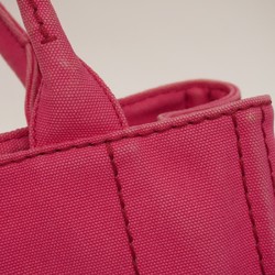 Prada Tote Bag Canapa Canvas Pink Women's