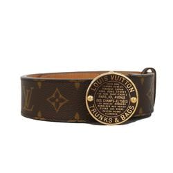 Louis Vuitton Belt Monogram Santur T&B M6975W Brown Men's