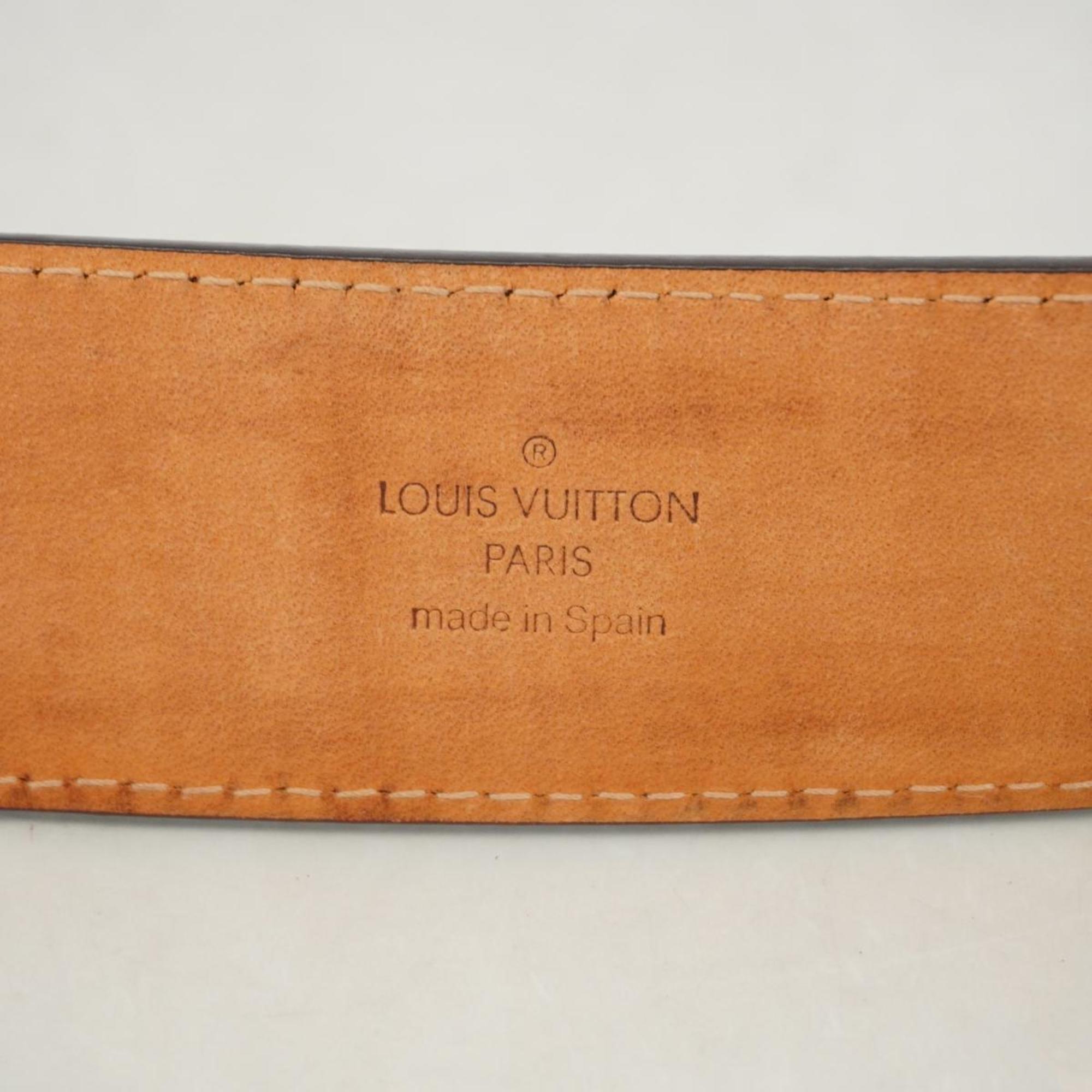 Louis Vuitton Belt Monogram Santur T&B M6975W Brown Men's