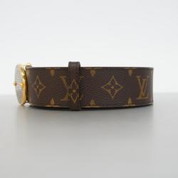 Louis Vuitton Belt Monogram Santur T&B M6975W Brown Men's