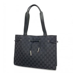 Gucci Tote Bag GG Canvas 002 1053 Black Women's