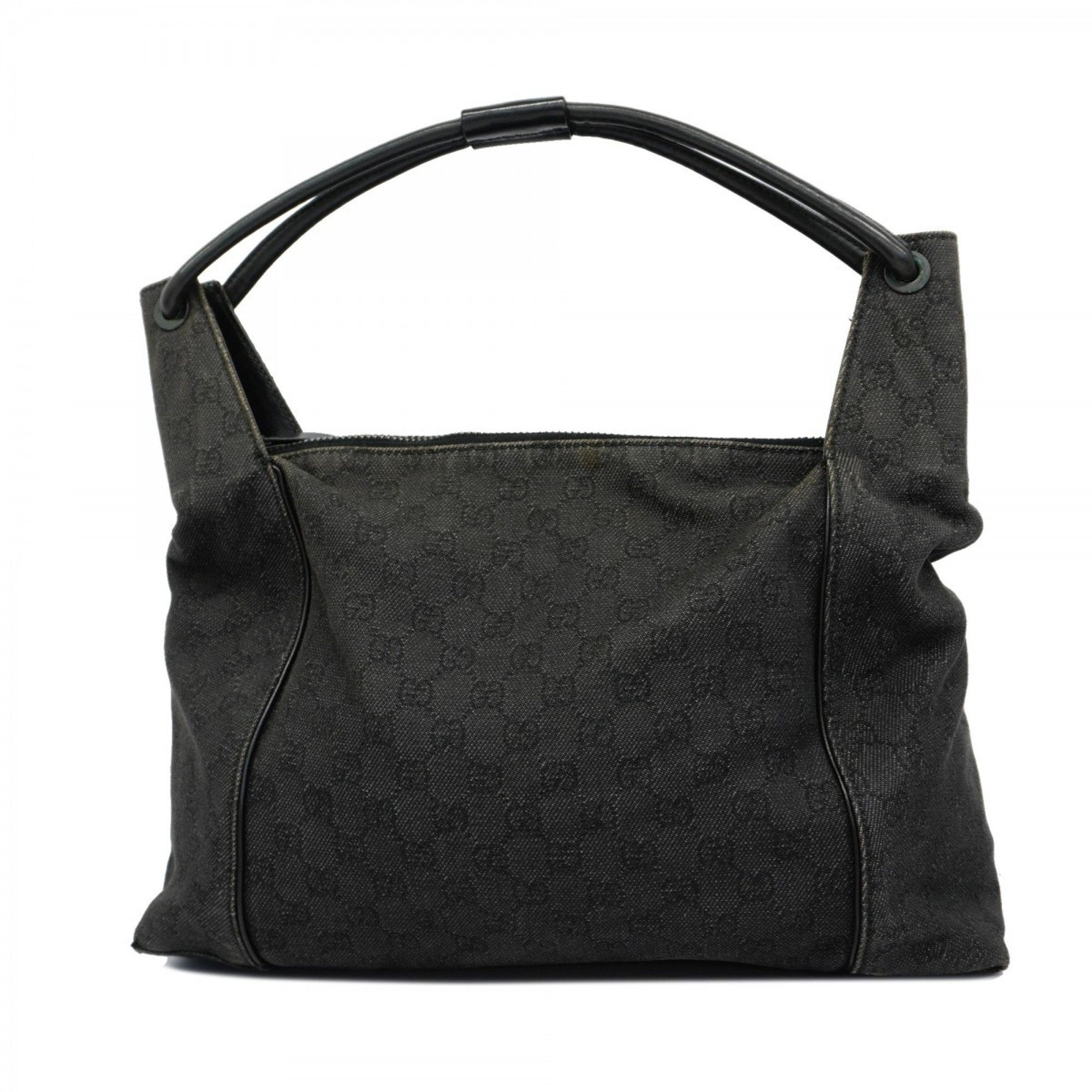 Gucci Tote Bag 101292 Denim Black Women's