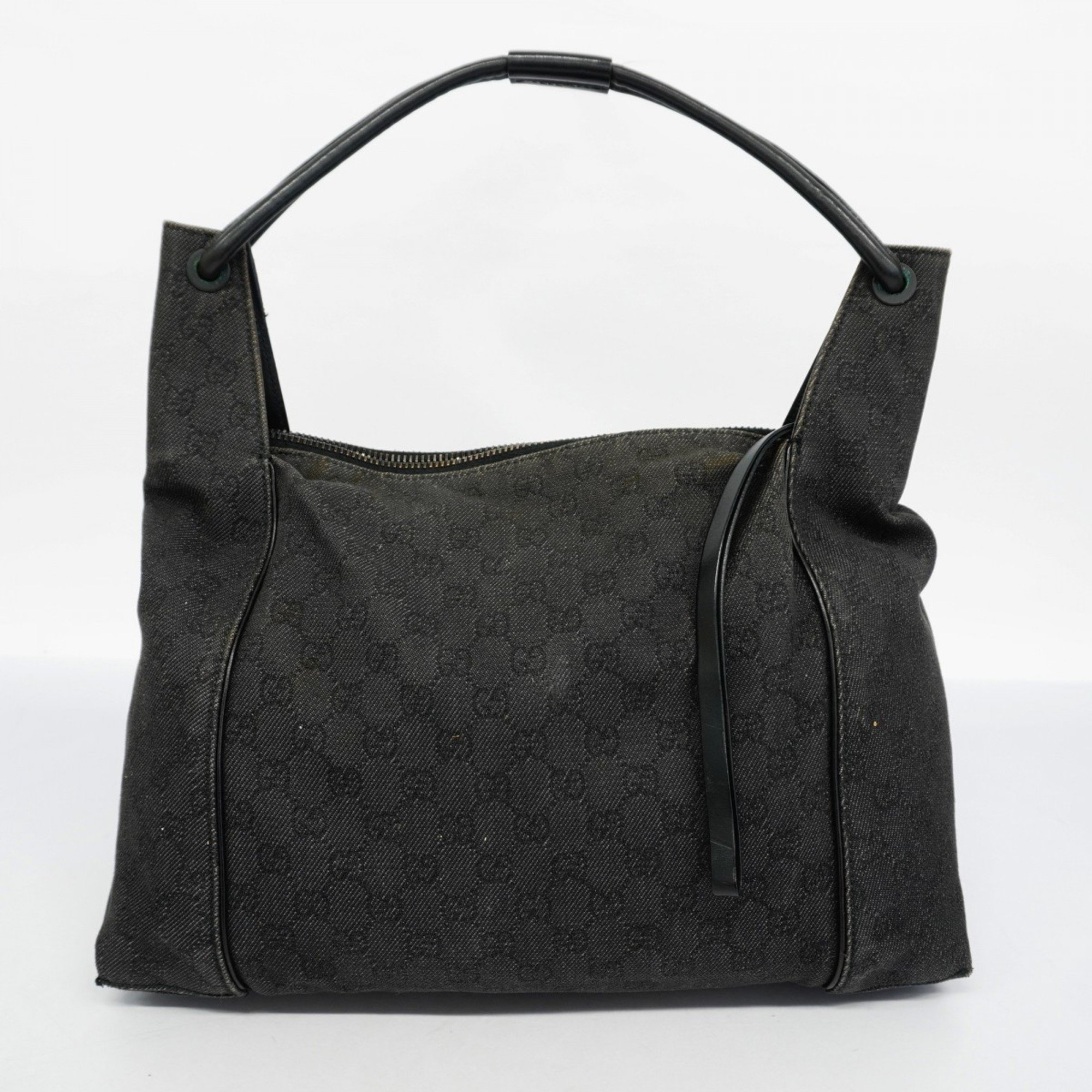 Gucci Tote Bag 101292 Denim Black Women's