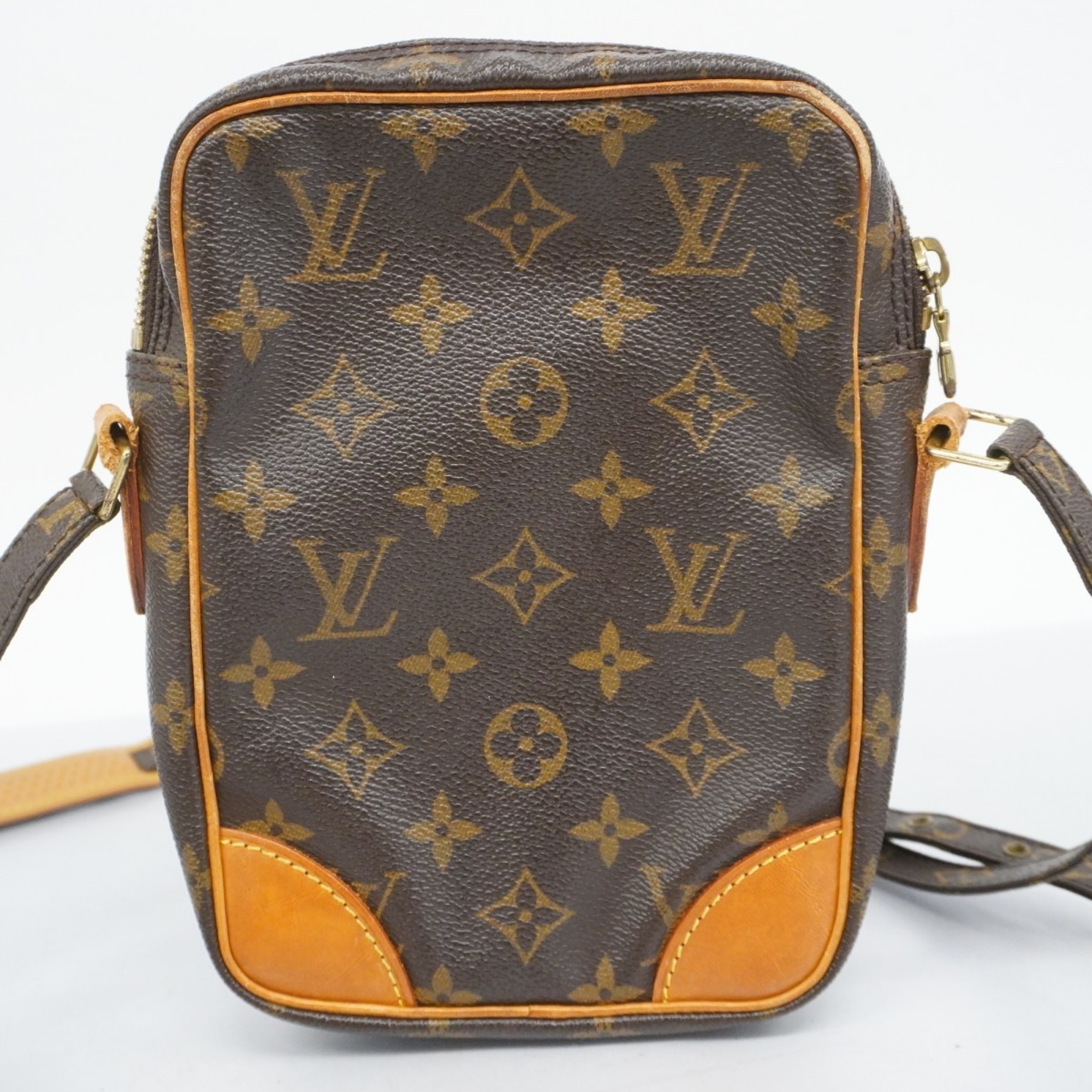 Louis Vuitton Shoulder Bag Monogram Danube M45266 Brown Ladies