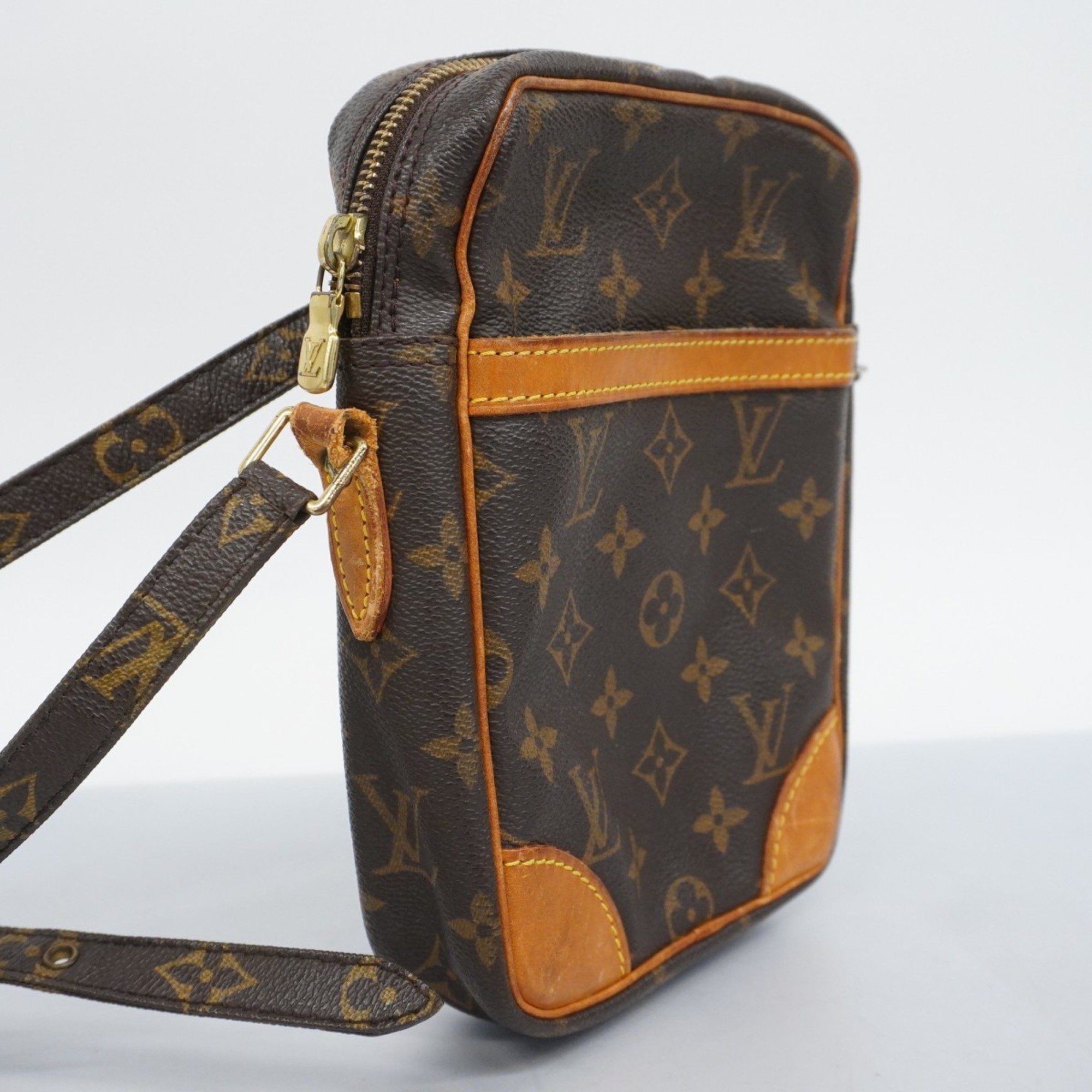 Louis Vuitton Shoulder Bag Monogram Danube M45266 Brown Ladies