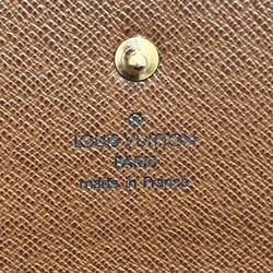 Louis Vuitton Monogram Portefeuille International M61217 Long Wallet Tri-fold for Men and Women