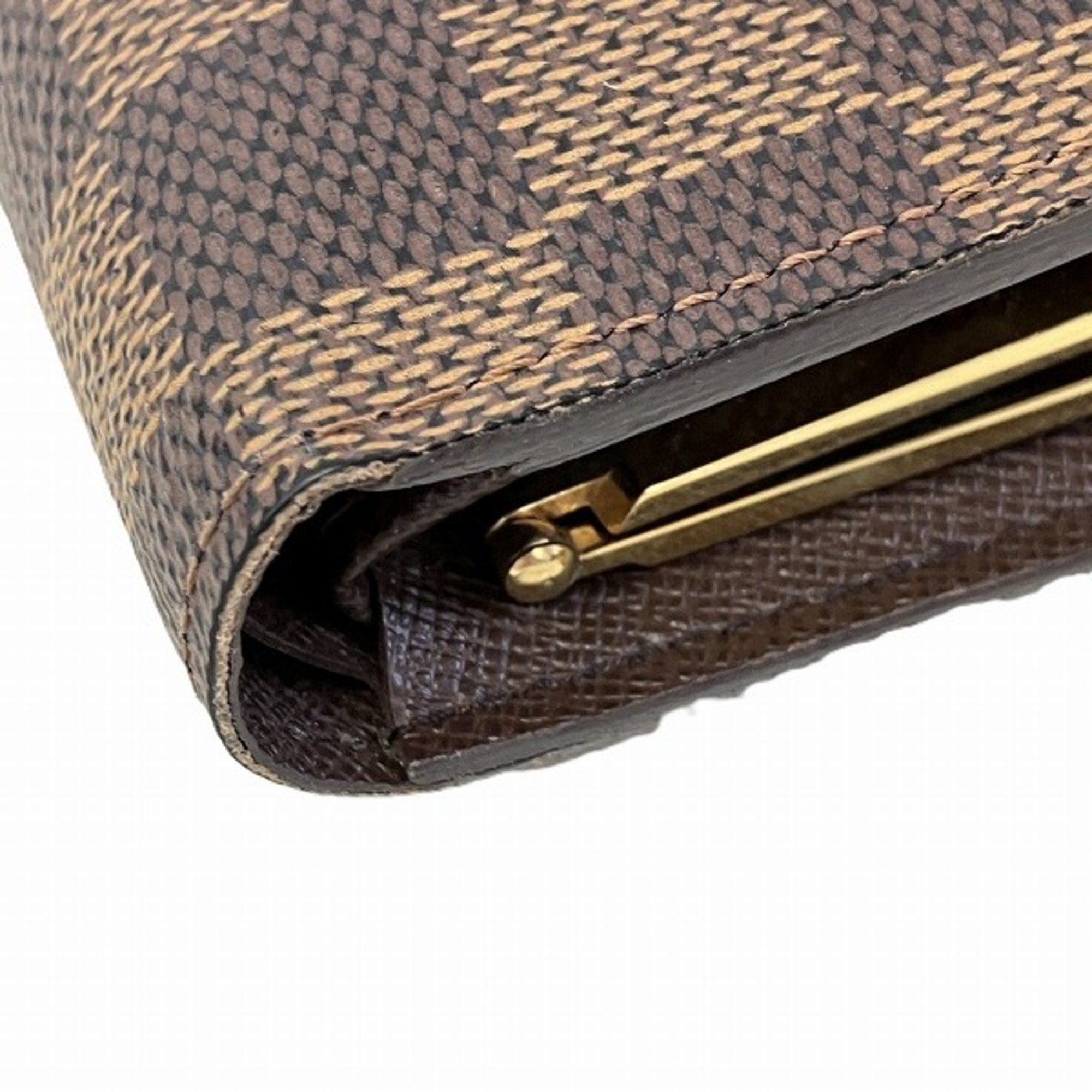 Louis Vuitton Damier Portefeuille Viennois N61674 Bi-fold Wallet for Women