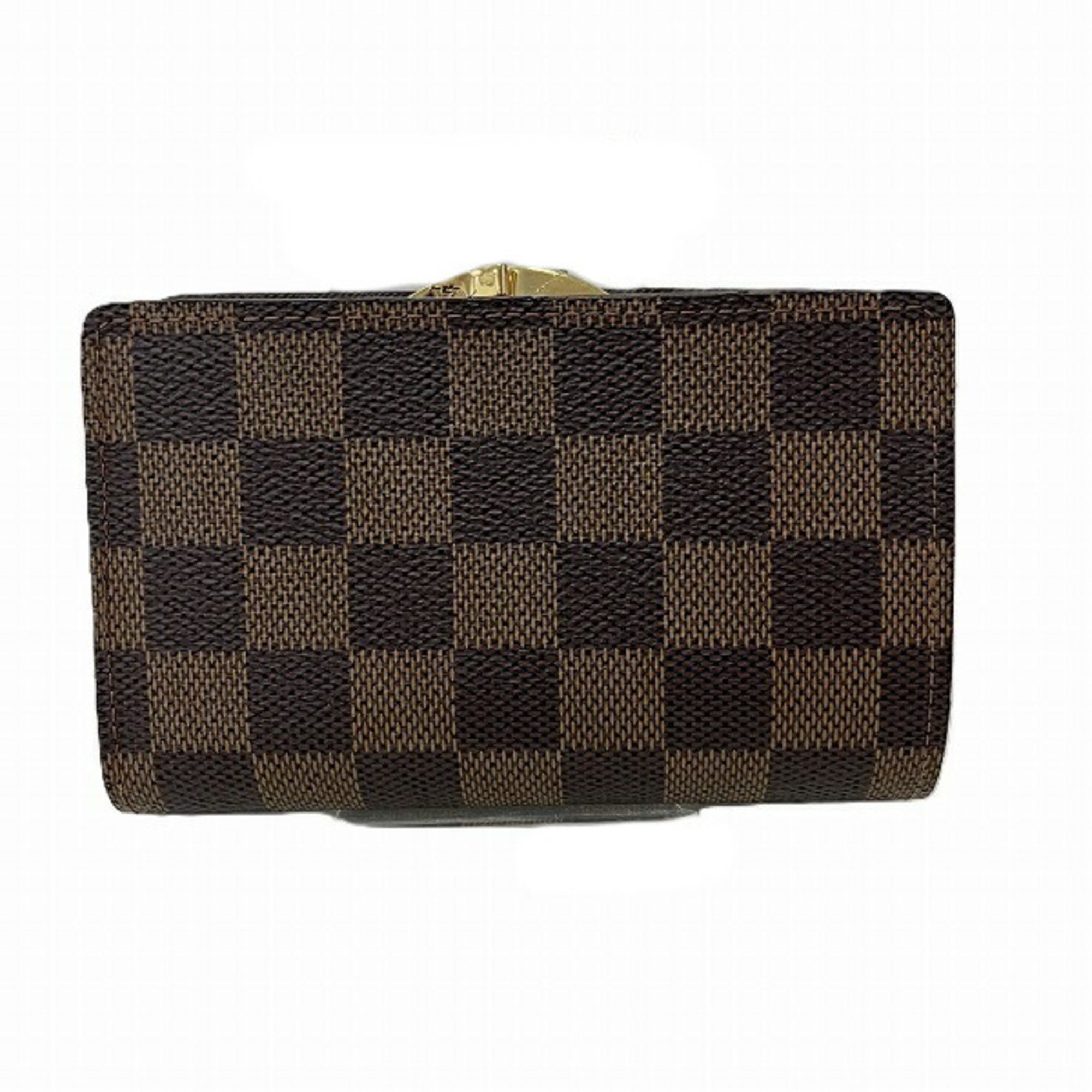 Louis Vuitton Damier Portefeuille Viennois N61674 Bi-fold Wallet for Women