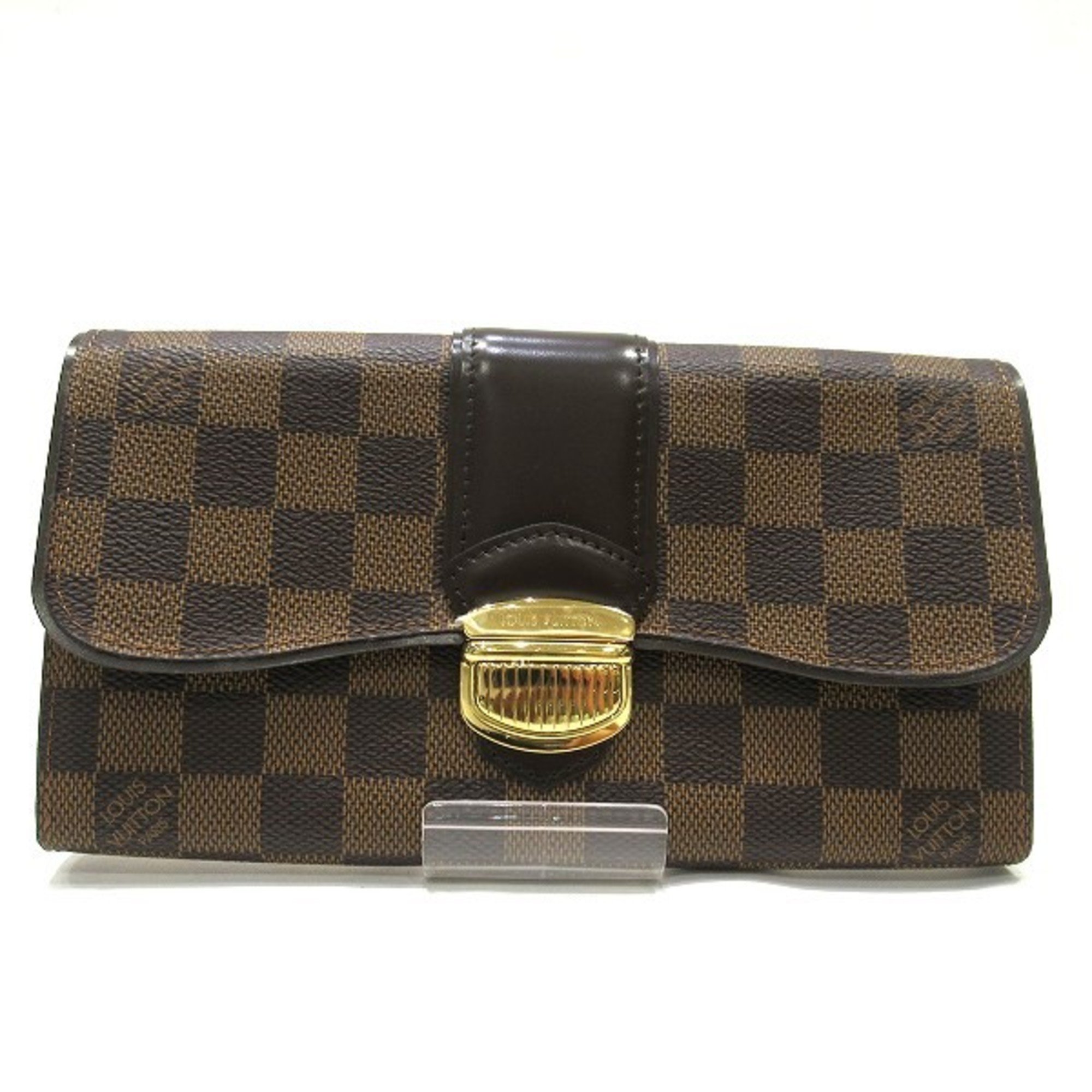 Louis Vuitton Damier Portefeuille Sistine N61747 Wallet Long Men's Women's