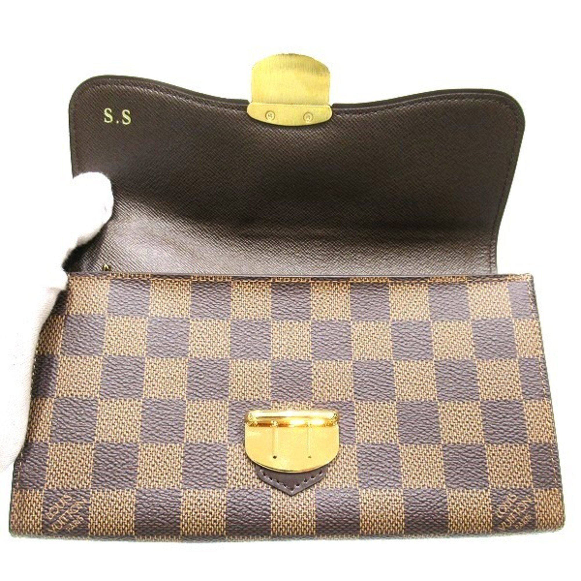 Louis Vuitton Damier Portefeuille Sistine N61747 Wallet Long Men's Women's