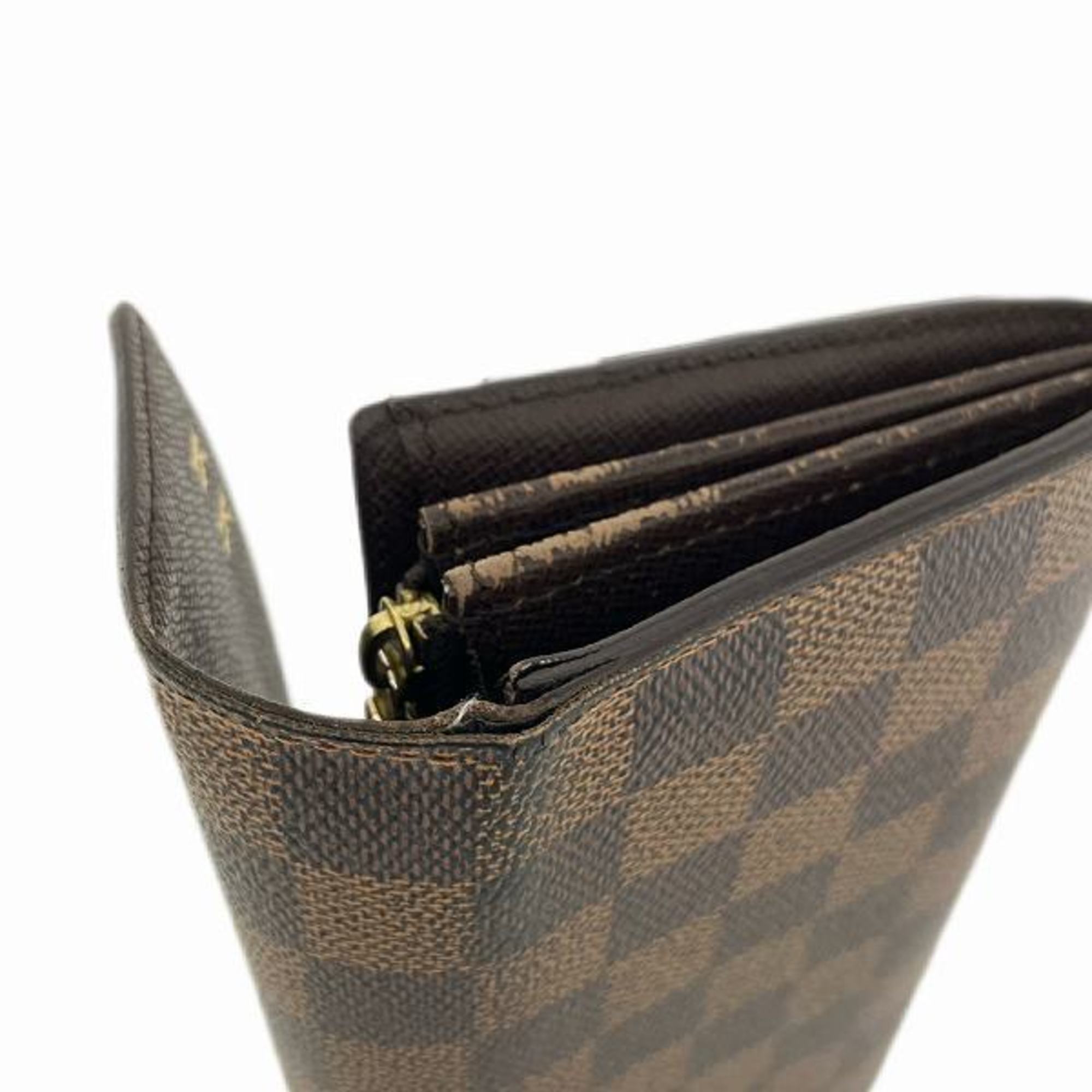 Louis Vuitton Damier Portefeuille Sarah N61734 Long Wallet Bi-fold Men's Women's