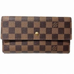 Louis Vuitton Damier Portefeuille International N61217 Tri-fold Wallet for Men and Women