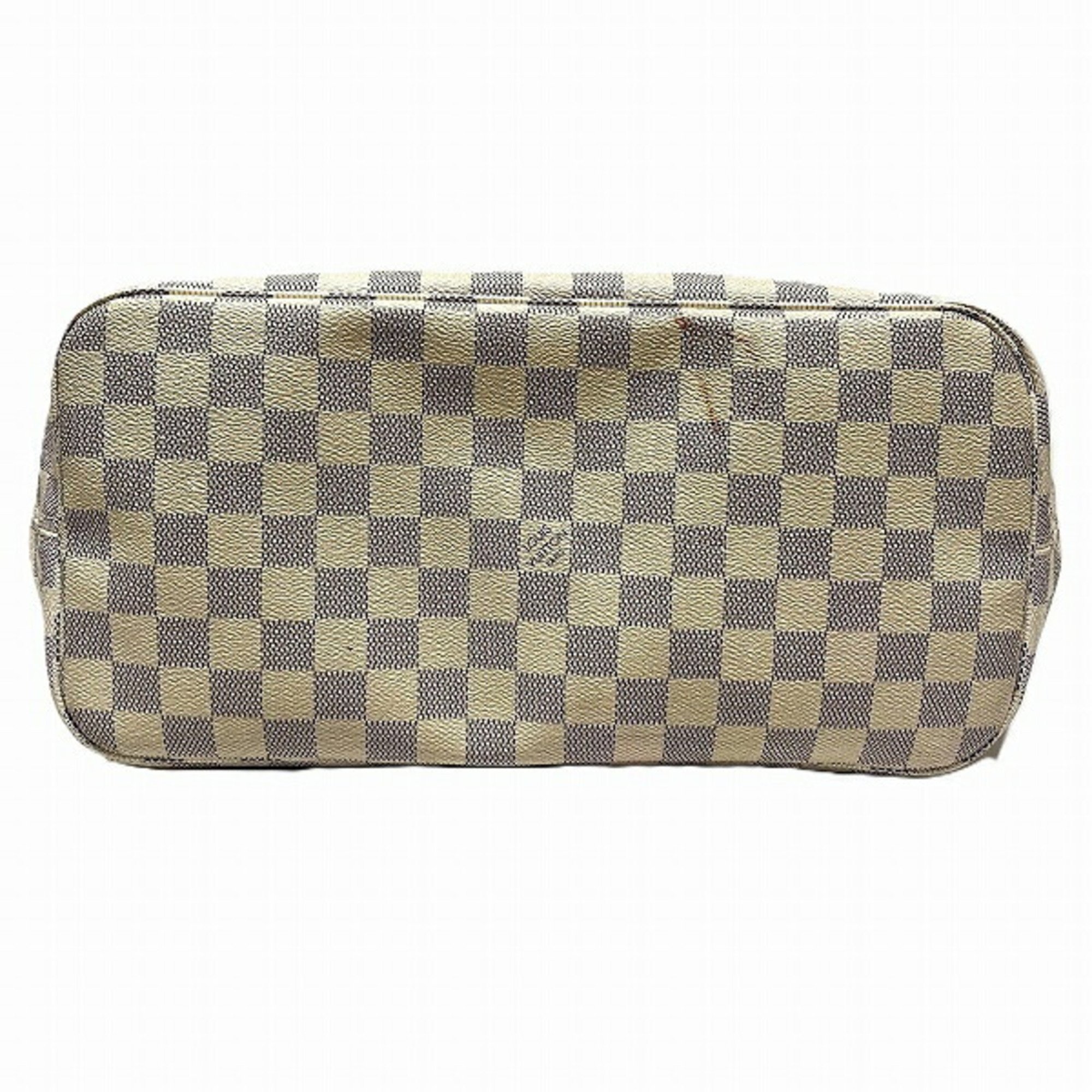 Louis Vuitton Damier Azur Neverfull MM N51107 Bag Tote Women's