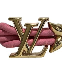 Louis Vuitton Bracelet LV Bloom M0975Z Leather x Metal Accessories Women's