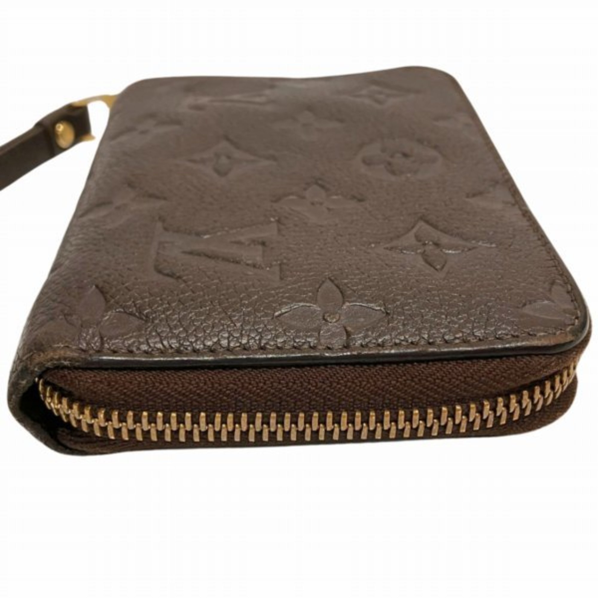 Louis Vuitton Monogram Empreinte Portefeuille Secrete Compact M60386 Round Bi-fold Wallet for Men and Women