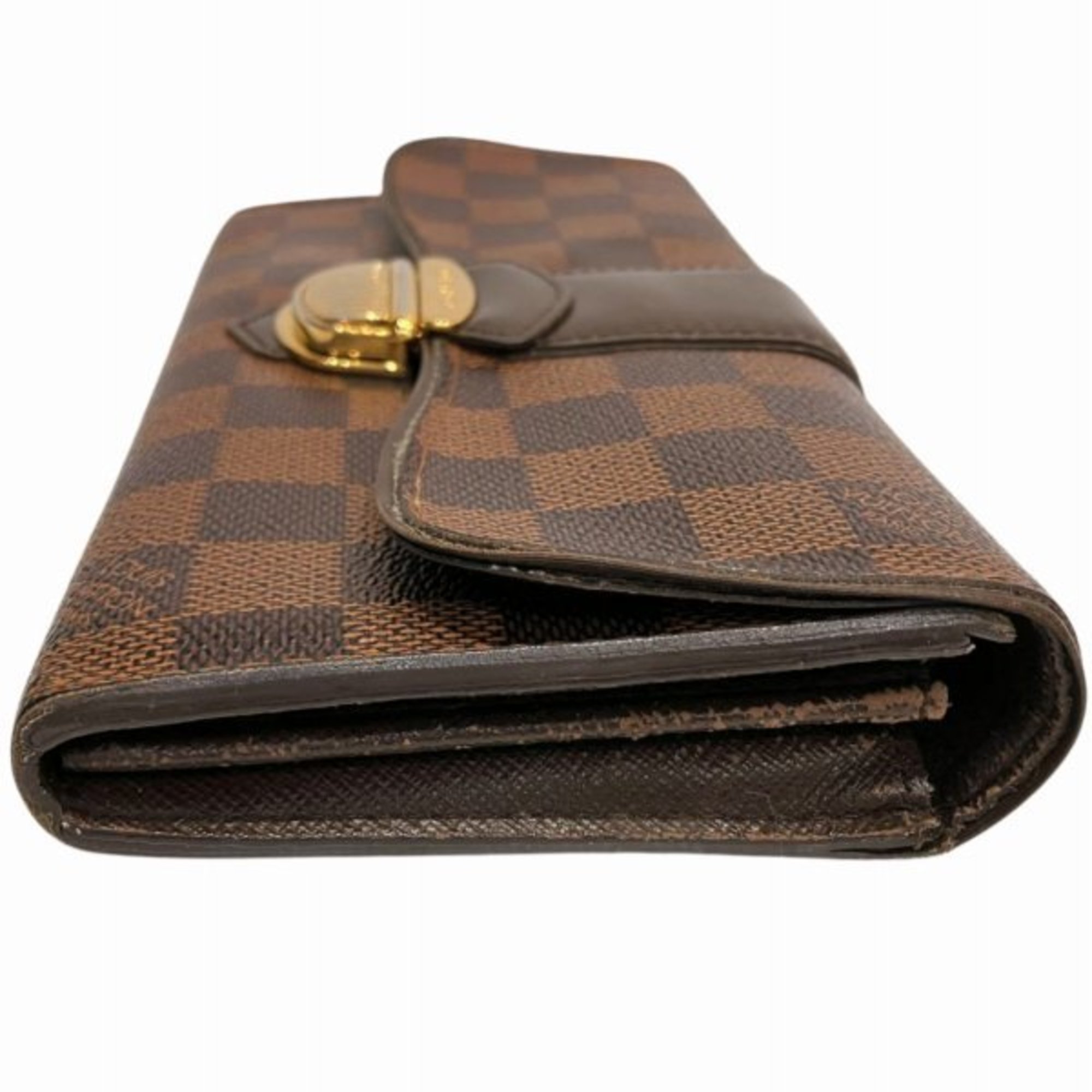 Louis Vuitton Damier Portefeuille Sistine N61747 Wallet Long Men's Women's