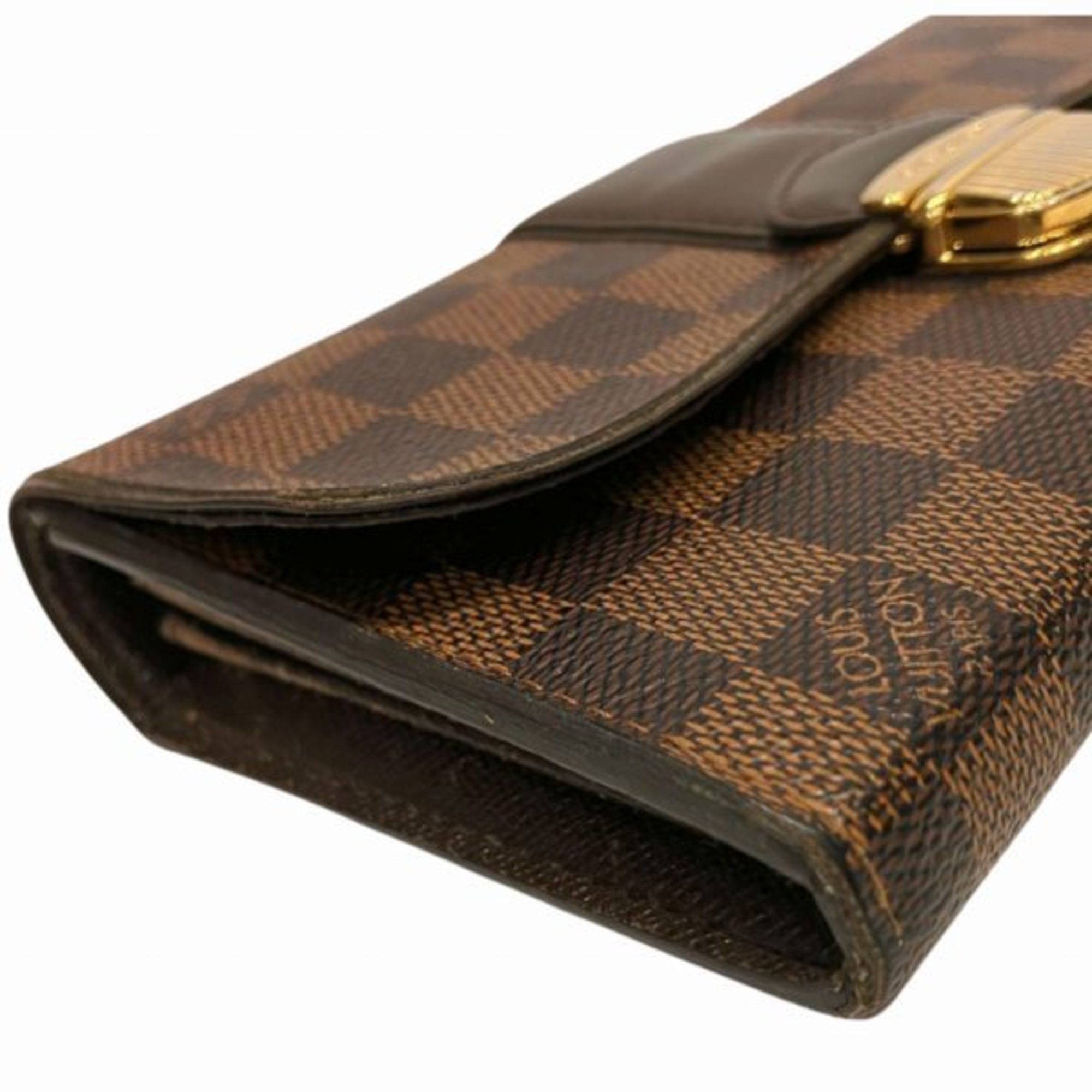 Louis Vuitton Damier Portefeuille Sistine N61747 Wallet Long Men's Women's