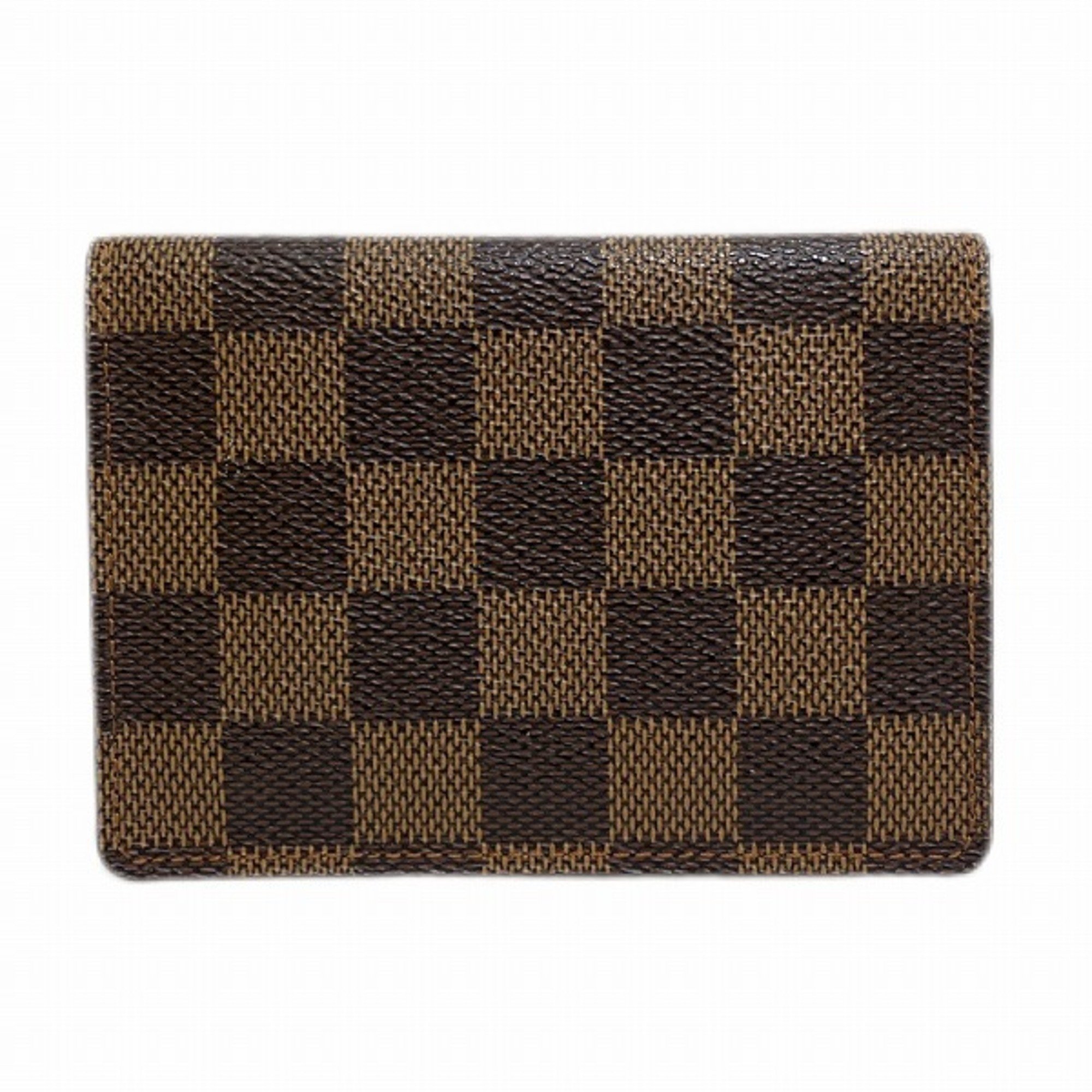 Louis Vuitton Damier Porto2Cart Vertical N60533 Accessory Pass Case Men's Women's