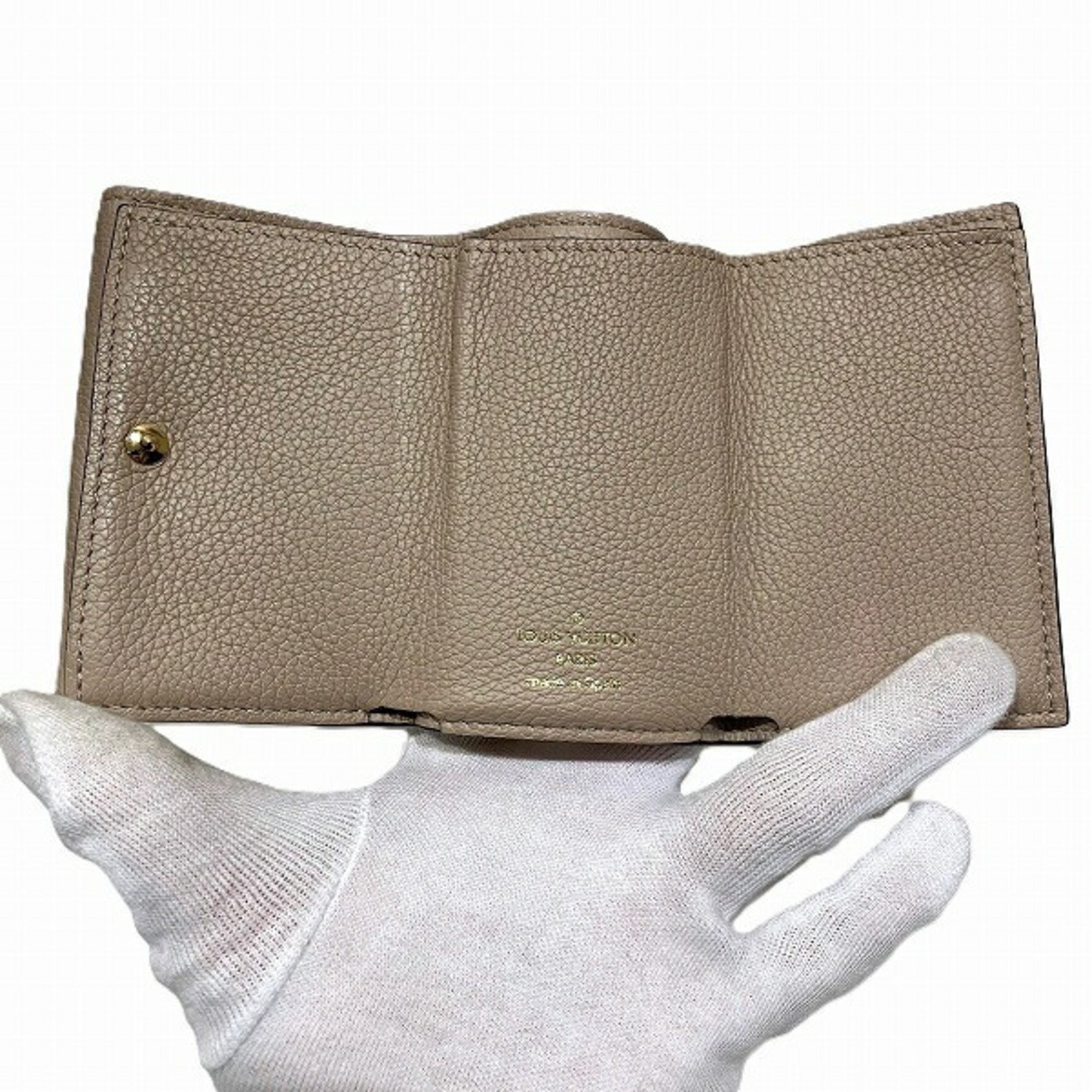 Louis Vuitton Portefeuille Lock M69340 Wallet Tri-fold for Women