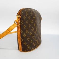 Louis Vuitton Shoulder Bag Monogram Drouot M51290 Brown Ladies