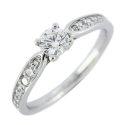 Tiffany Ring Harmony Half Eternity Diamond Pt950 Platinum 0.23ct Size 10 Ladies