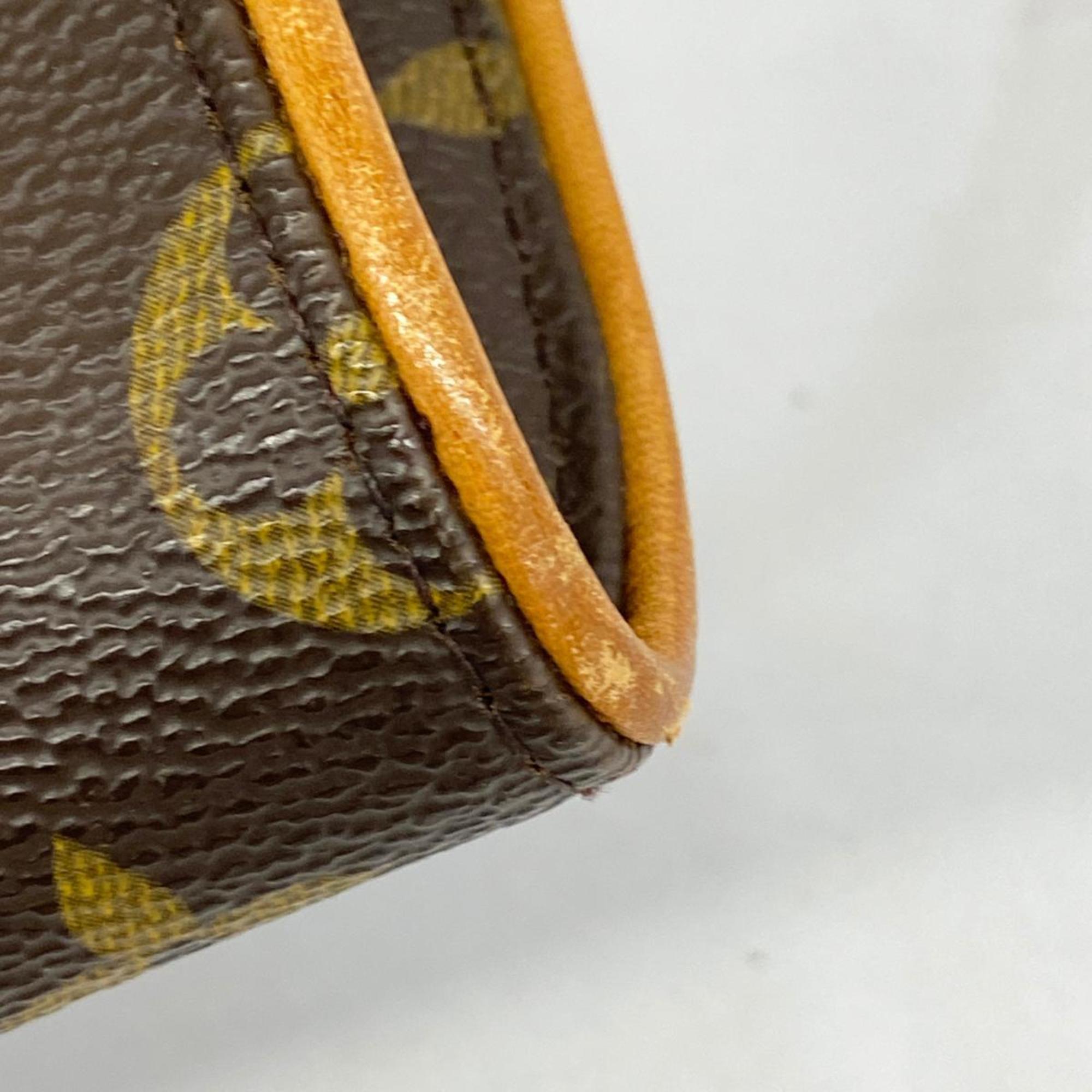 Louis Vuitton Shoulder Bag Monogram Pochette Twin GM M51852 Brown Women's