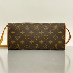 Louis Vuitton Shoulder Bag Monogram Pochette Twin GM M51852 Brown Women's