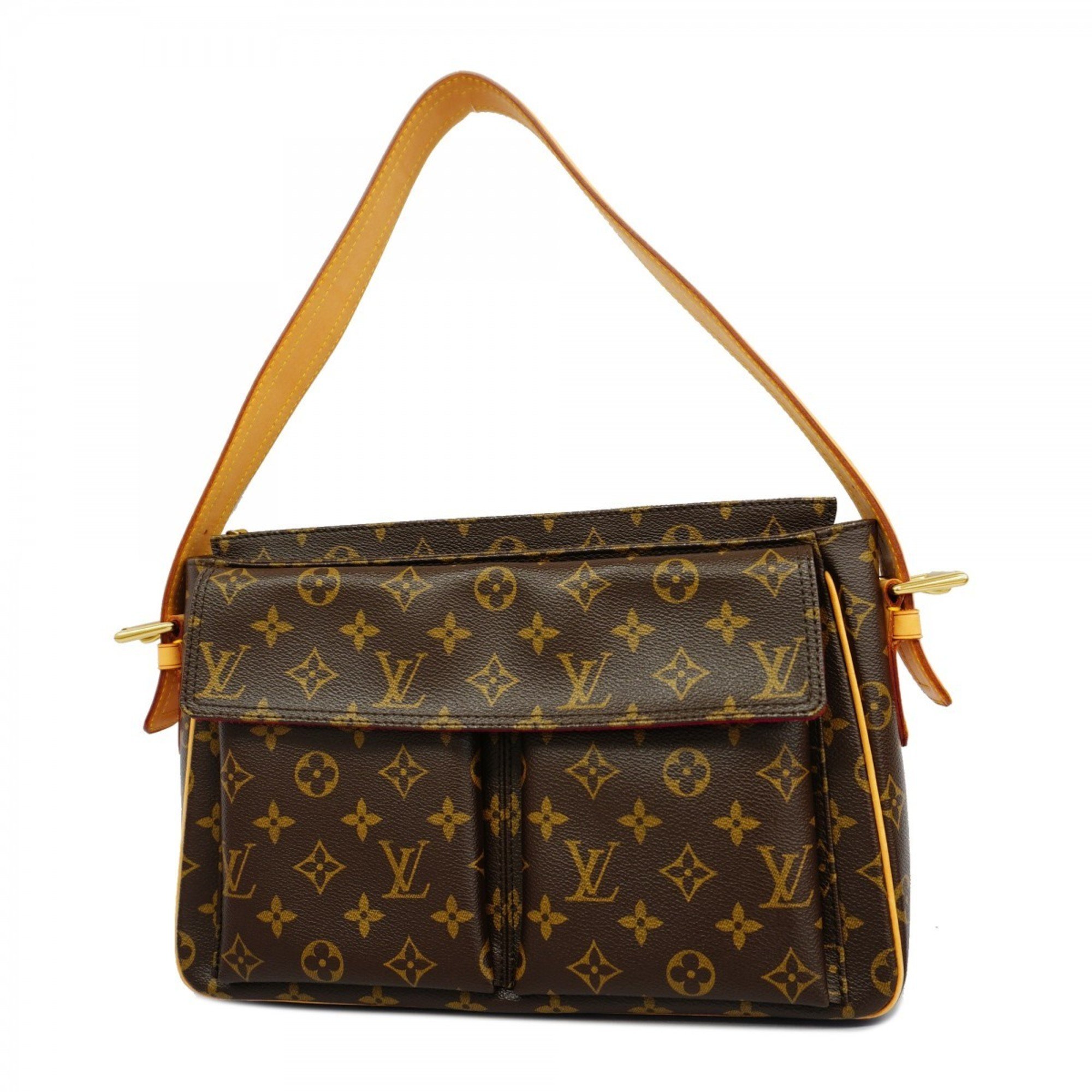 Louis Vuitton Shoulder Bag Monogram Vivacite GM M51163 Brown Ladies