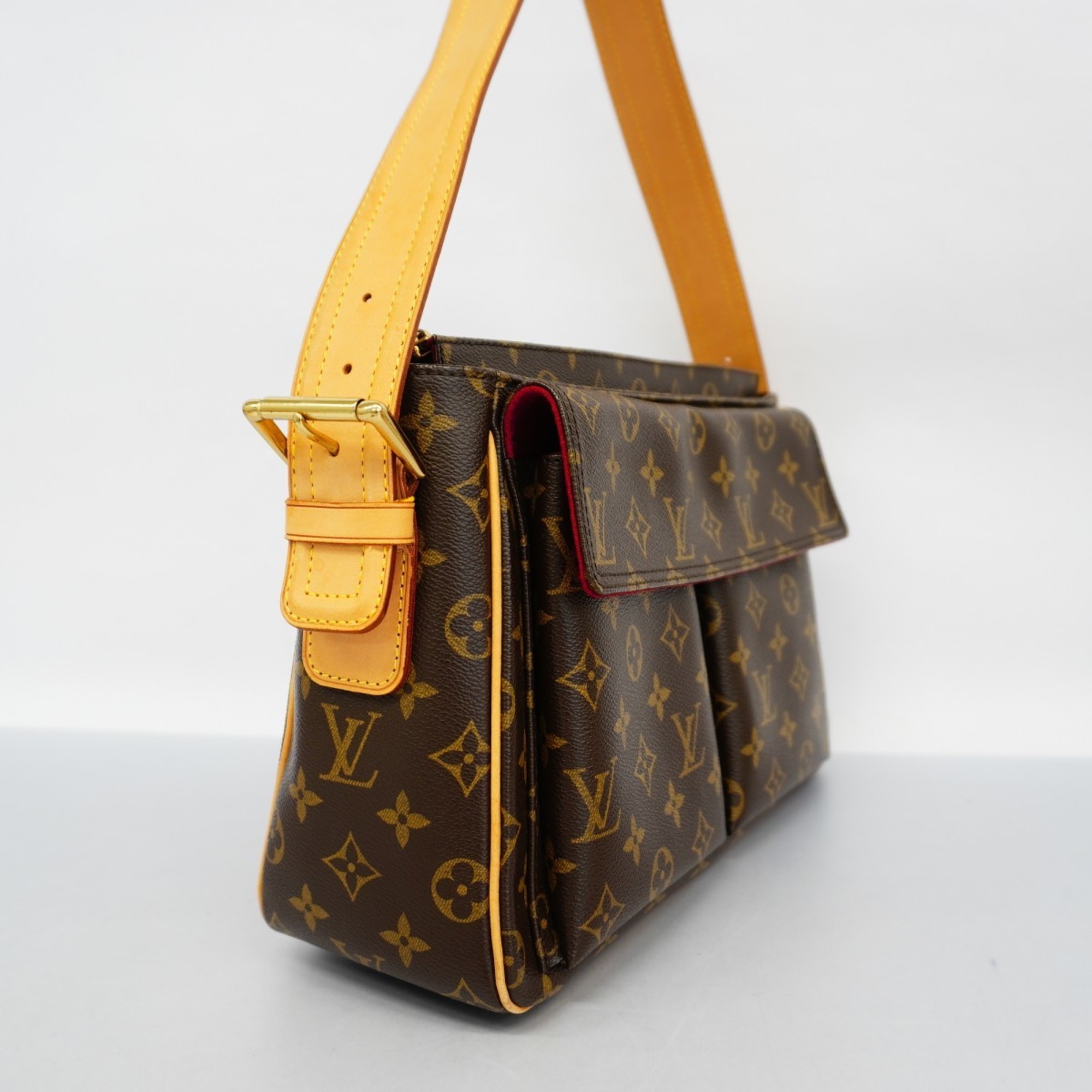 Louis Vuitton Shoulder Bag Monogram Vivacite GM M51163 Brown Ladies