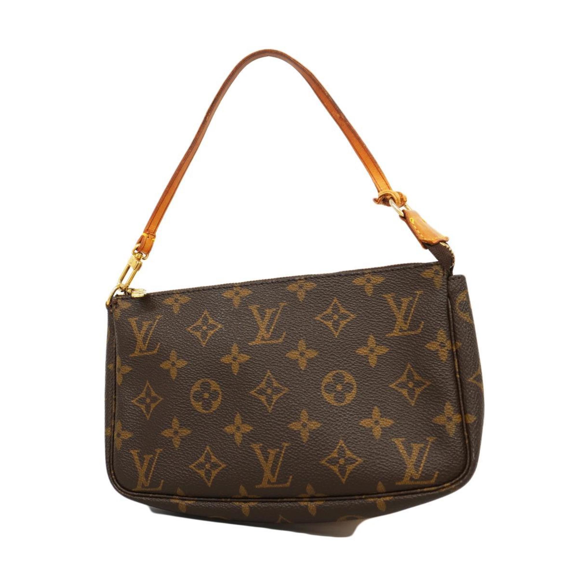 Louis Vuitton Pouch Monogram Pochette Accessoires M51980 Brown Women's