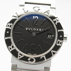 BVLGARI Bulgari Watch Stainless Steel Ladies Black BB26SS