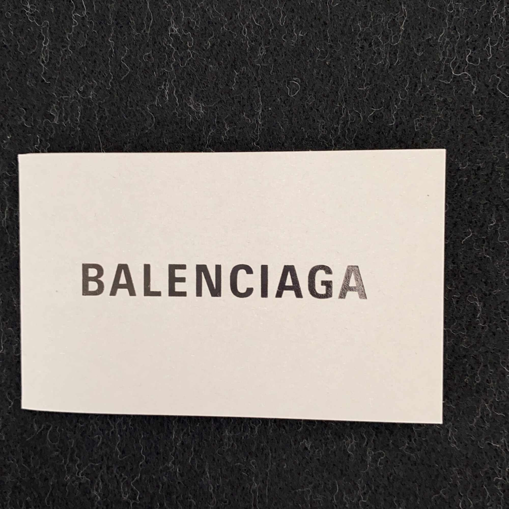 BALENCIAGA Scarf, Clothing, Wool, Men's, Women's, Black, 575868320B01077