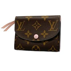 Louis Vuitton Wallet/Coin Case Monogram Porto Monnaie Rosari M62361 Brown Women's