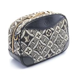 Louis Vuitton Deauville SINCE1854 Shoulder Bag Canvas Leather Monogram Jacquard Women's Black White M57205