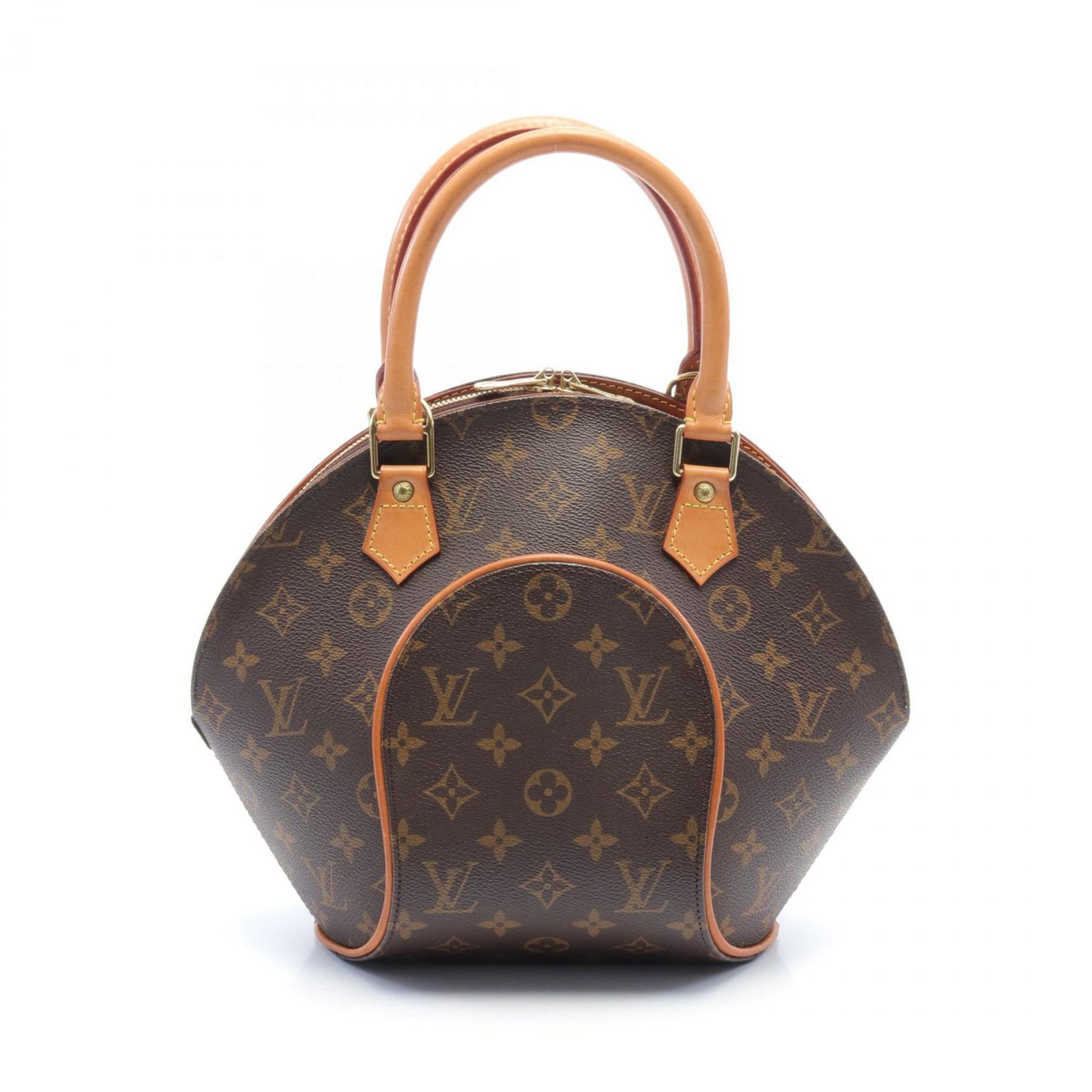 LOUIS VUITTON Ellipse PM Handbag Bag Coated Canvas Leather Monogram Women's Brown M51127