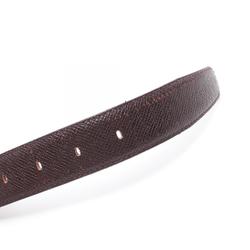 LOUIS VUITTON Santur Classic Belt Clothing Leather Taiga Men's Bordeaux M6841