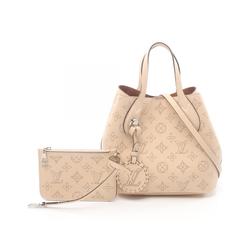 Louis Vuitton Blossom PM Handbag Bag Leather Mahina Women's Beige M21909