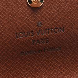 Louis Vuitton LOUIS VUITTON Multicle 4 Monogram Key Case Coated Canvas Women's Brown M69517