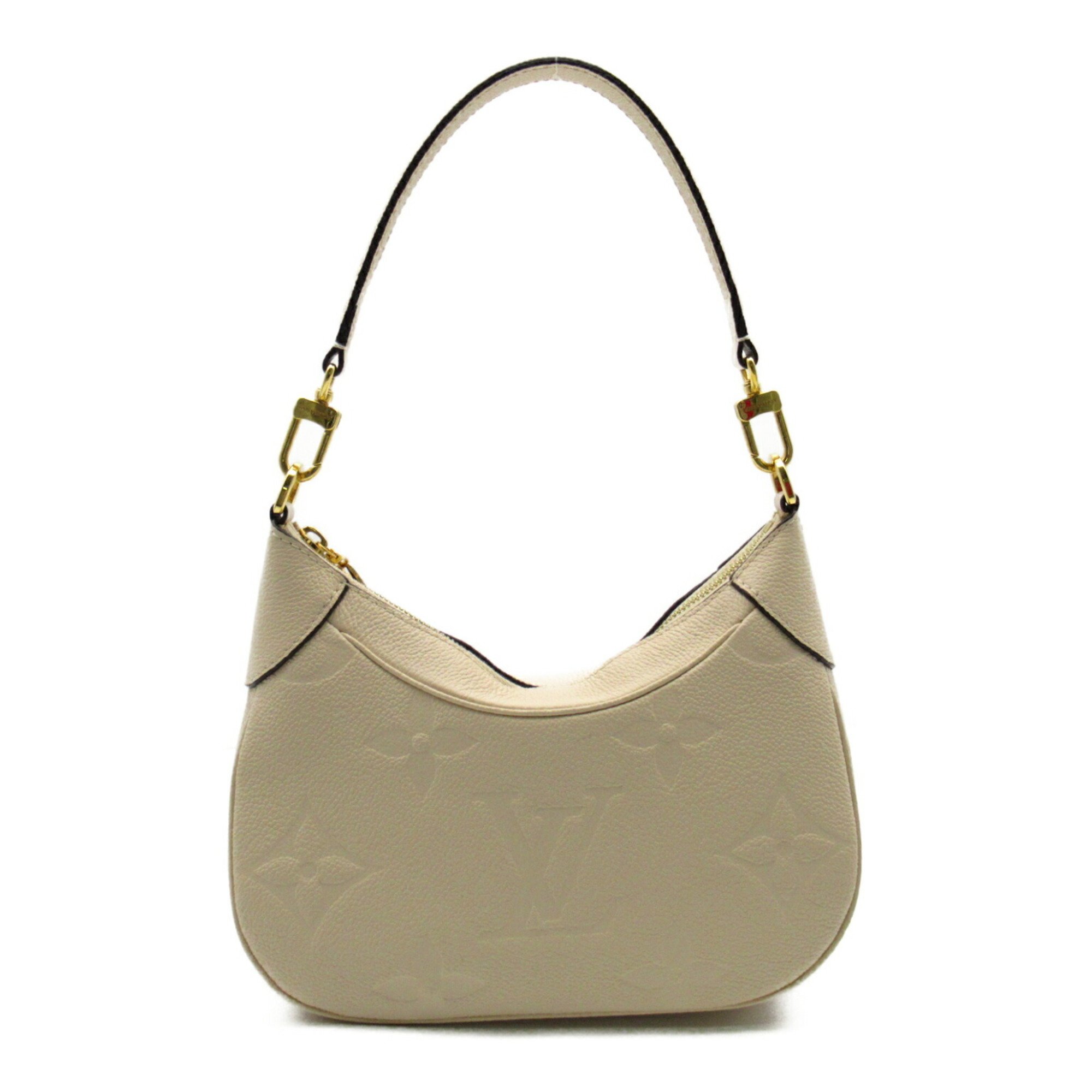 Louis Vuitton Bagatelle MM 2way shoulder bag Bag Leather Monogram Empreinte Women's Beige M46099