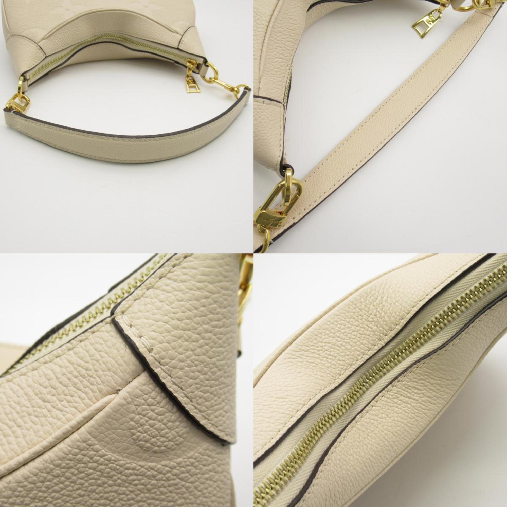 Louis Vuitton Bagatelle MM 2way shoulder bag Bag Leather Monogram Empreinte Women's Beige M46099