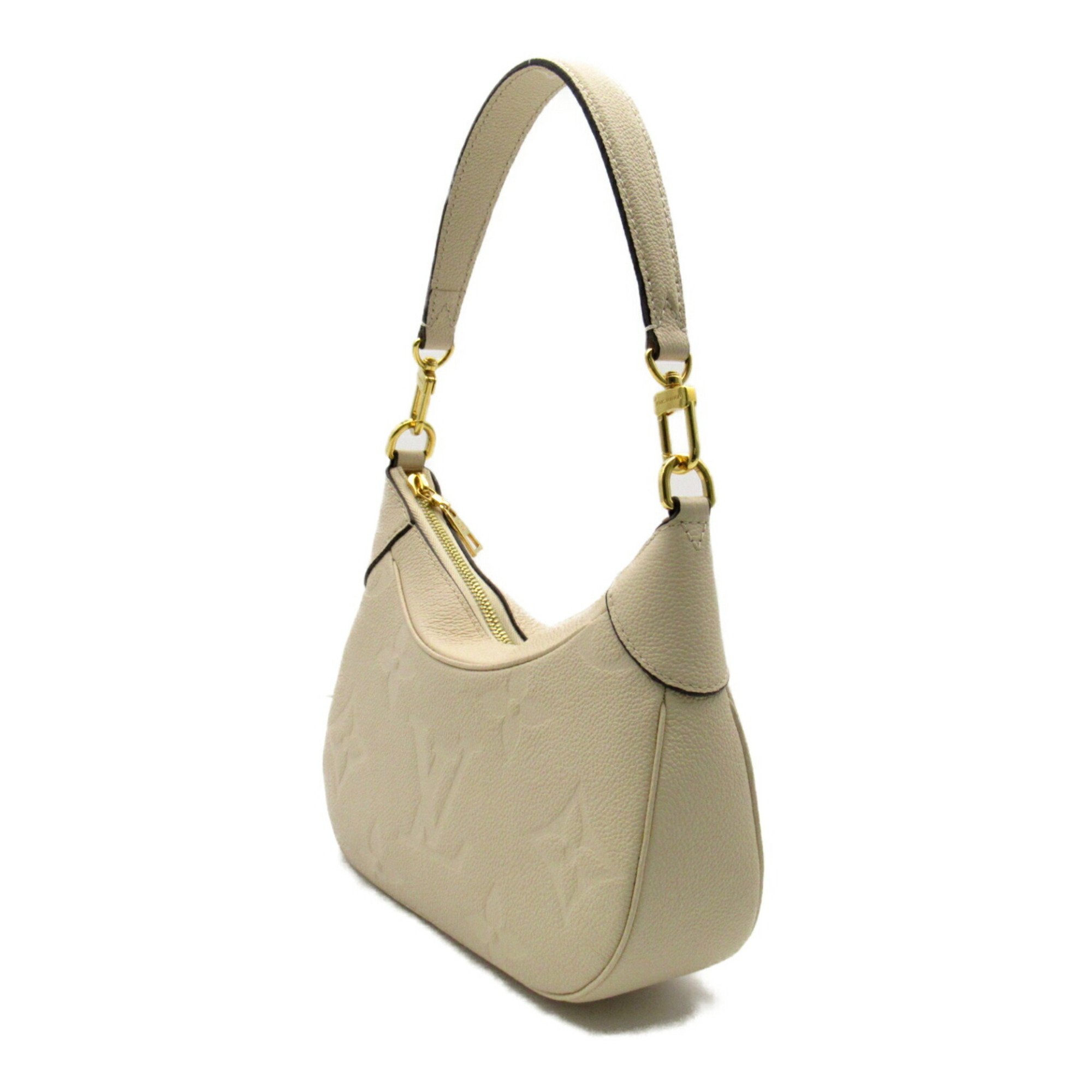 Louis Vuitton Bagatelle MM 2way shoulder bag Bag Leather Monogram Empreinte Women's Beige M46099