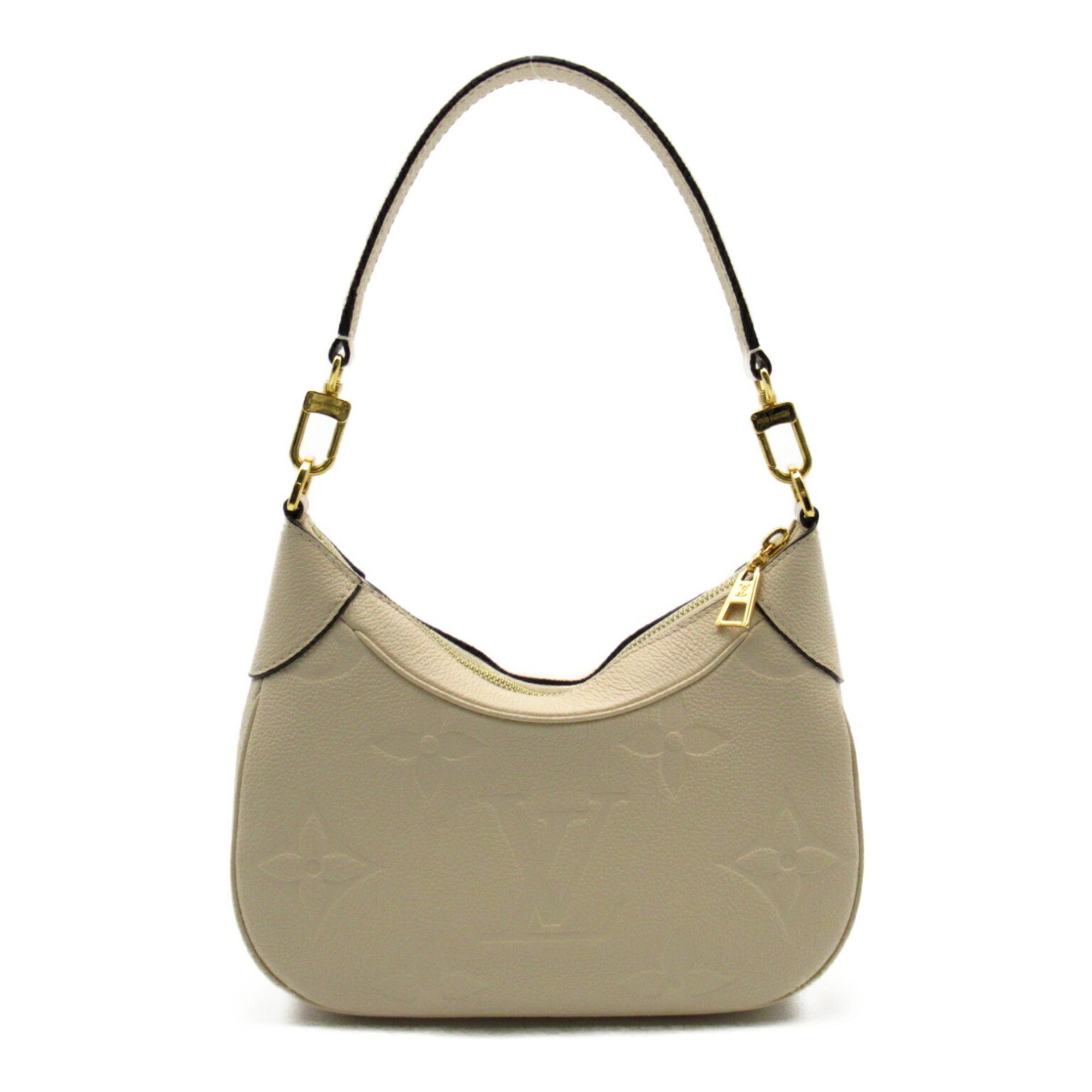 Louis Vuitton Bagatelle MM 2way shoulder bag Bag Leather Monogram Empreinte Women's Beige M46099